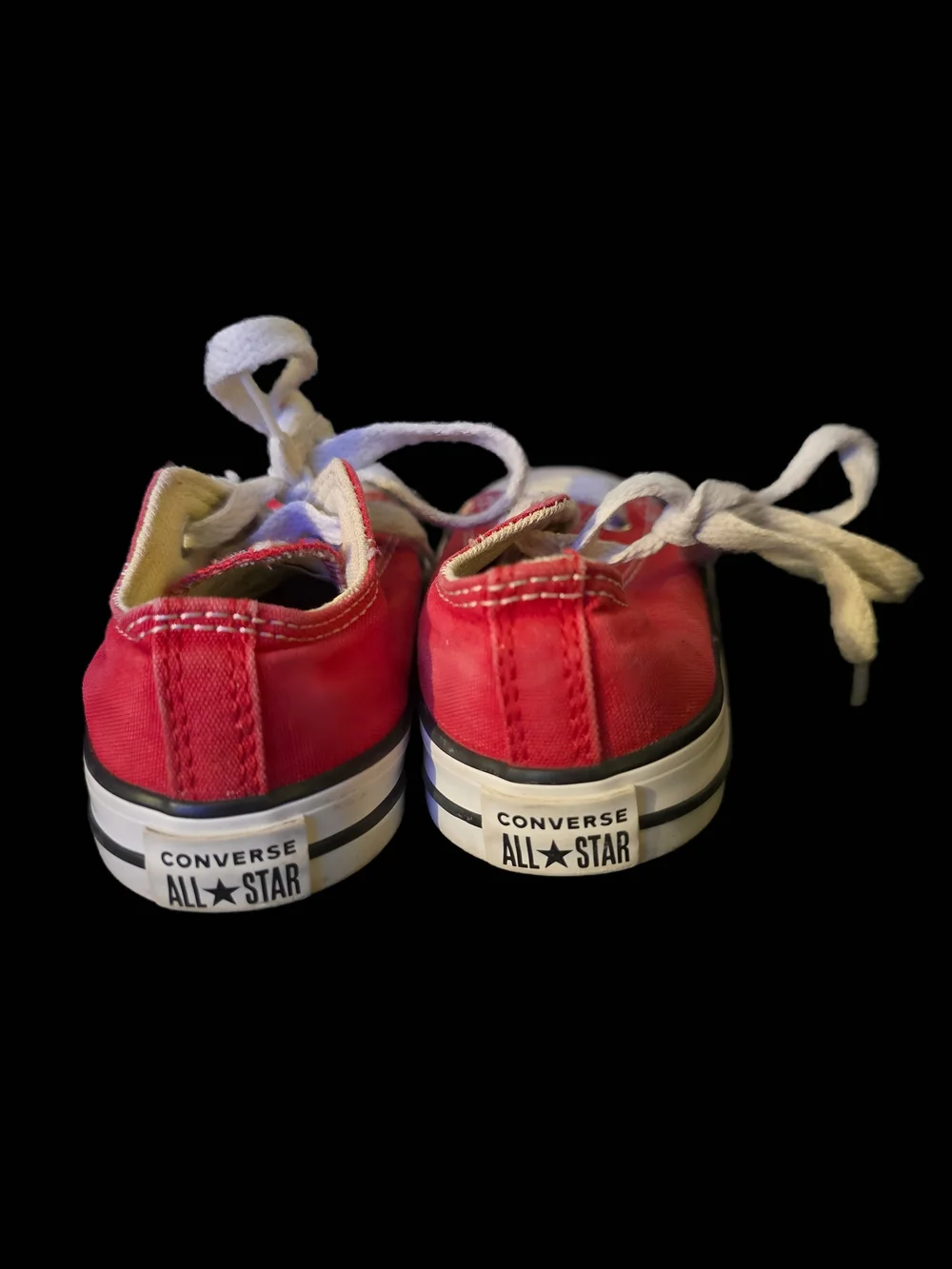 Toddler Converse Chuck Taylor All Star Red Canvas Low Top Lace-Up Sneakers  7